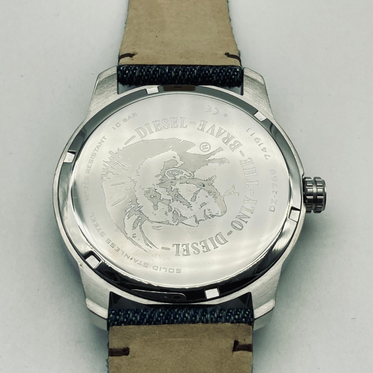 1866♭DIESEL ディーゼル 腕時計 TIMEFRAME DZ1769 クオーツ アナログ メンズ ブルー【1124】_画像5