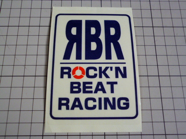 正規品 ROCK'N BEAT RACING ステッカー (110×75mm) ロックンビート レーシング_画像1