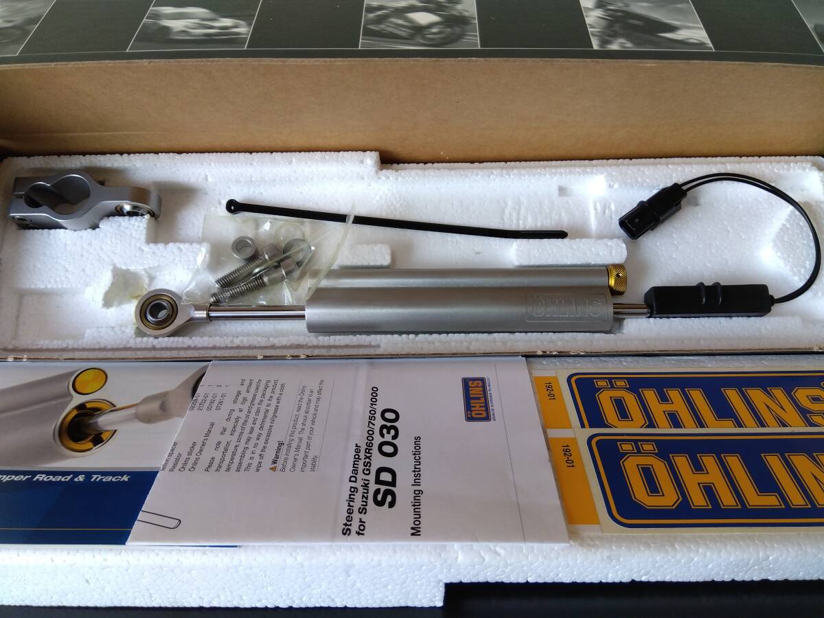 美品！OHLINS オーリンズ　ステアリングダンパー SD030 SUZUKI GSX-R600/750/1000 GSX1300R HAYABUSA_全ての出品物