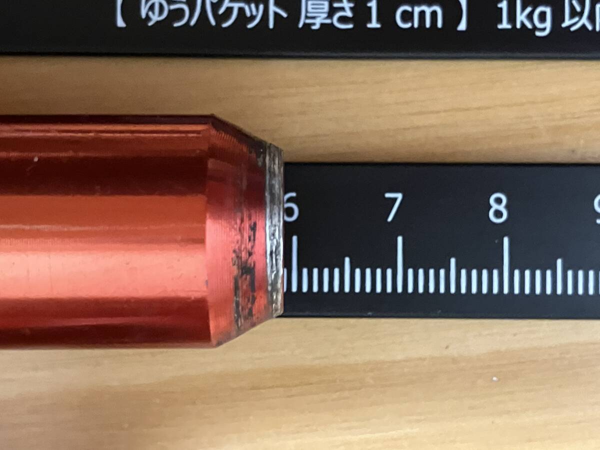 ホイールナット アルミナット ロング貫通ナット 59mm 16個 赤 レッド P1.5 貫通型_画像4