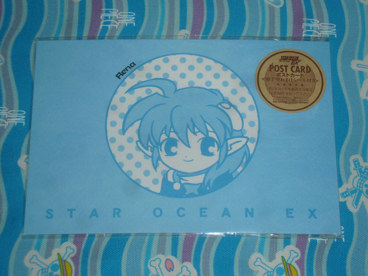 2001年 スターオーシャンEX ポストカード（切手型シール付き）/ レナ ＆ ディアス セット_画像3