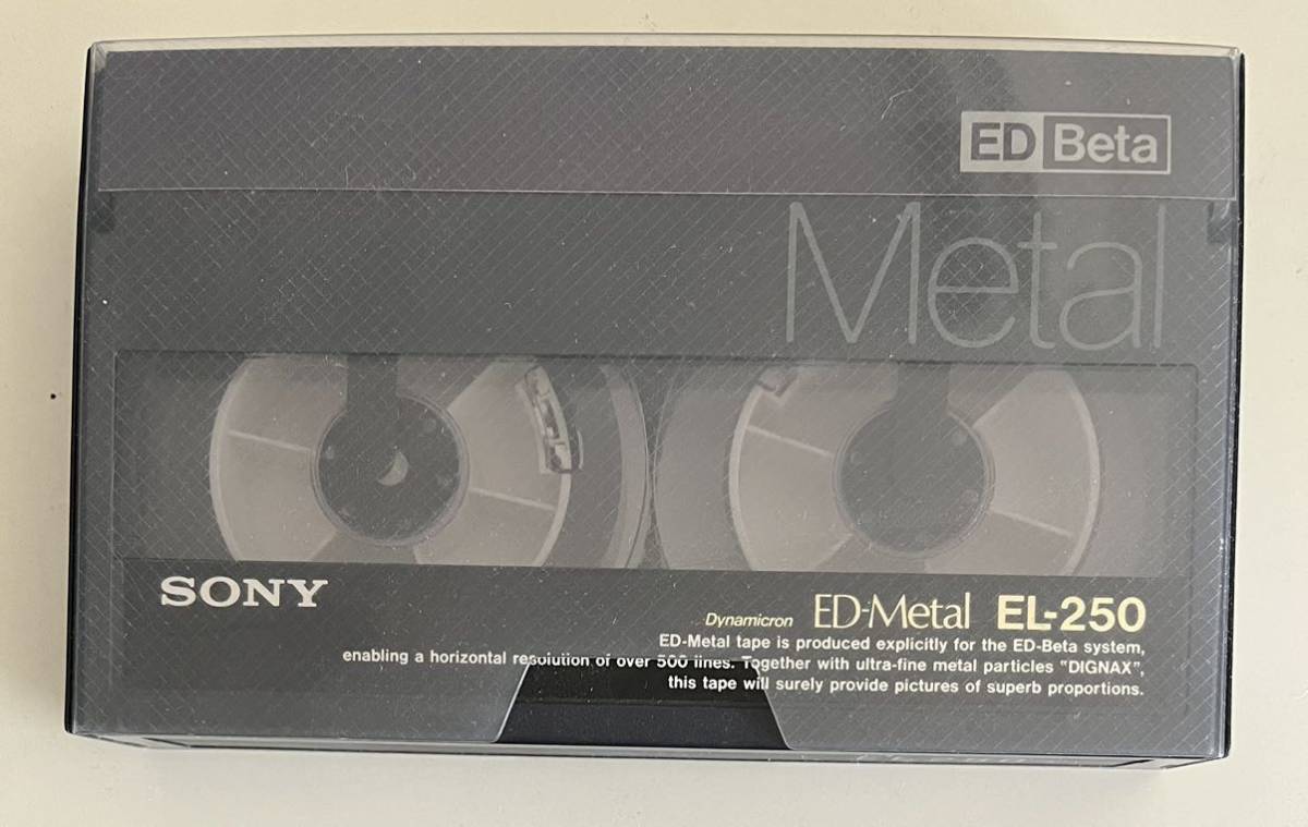  super valuable furthermore goods! SONY Sony EDBeta Dynamicron ED-Metal EL-250 Beta videotape 
