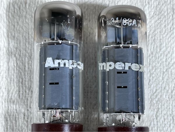 e8379 Amperex EL34 / 6CA7 真空管 2本 アンペレックス_画像2