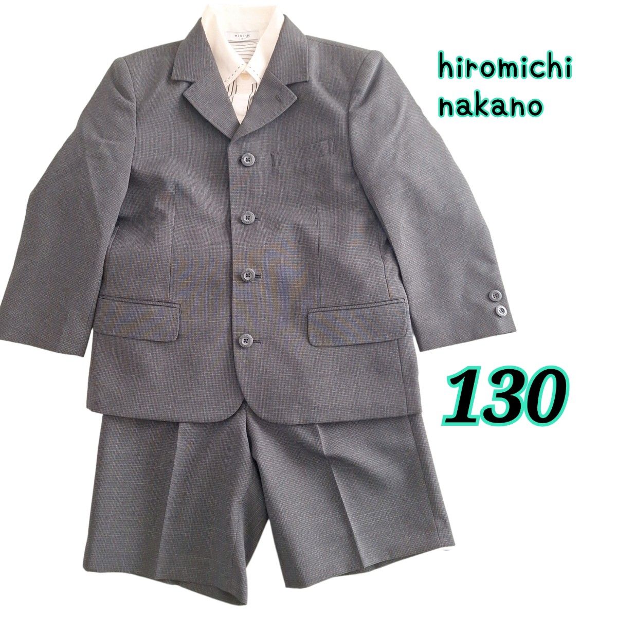 hiromichi nakano ヒロミチナカノキッズ セレモニースーツ シャツ3点