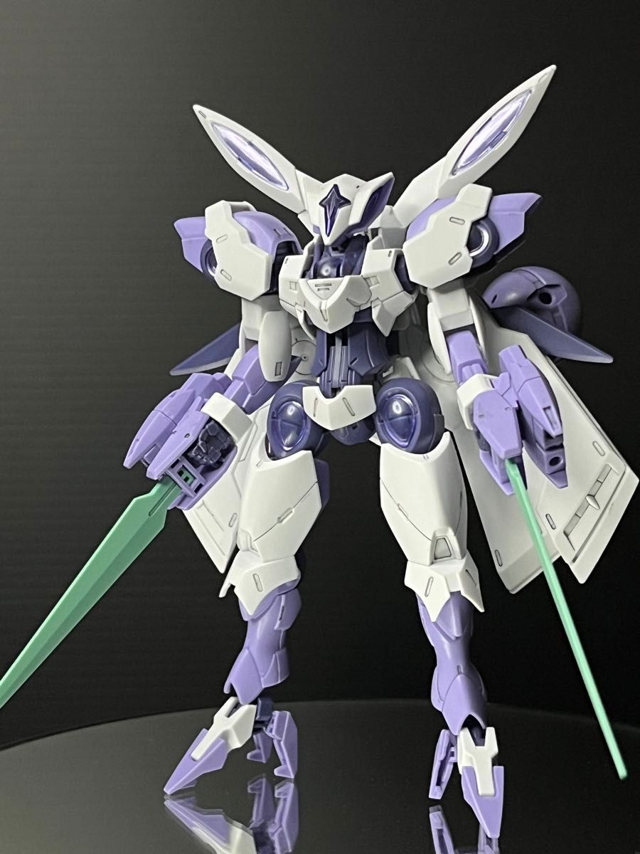 べギルベウ 水星の魔女 ガンプラ HG 塗装済み完成品 部分塗装 組立済 ガンダム べギルペンデ 完成品 プラモデル