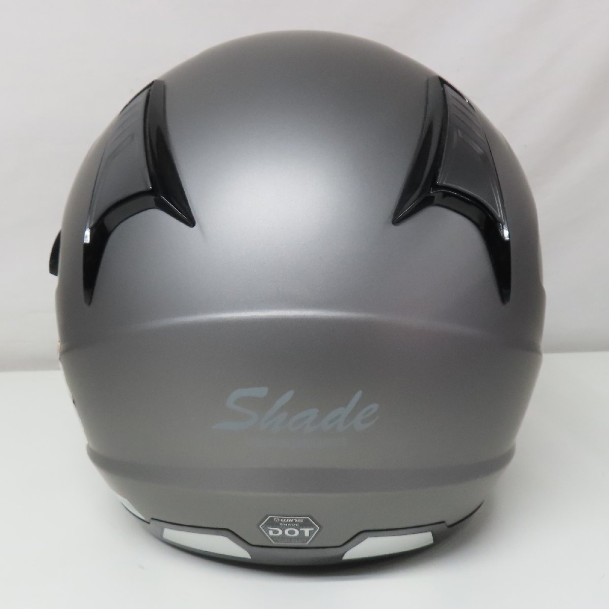 【中古美品】WINS JAPAN ウインズジャパン SHADE ジェットヘルメット M/Lサイズ バイク 二輪 オートバイ スクーター 原付 バイザー_画像9