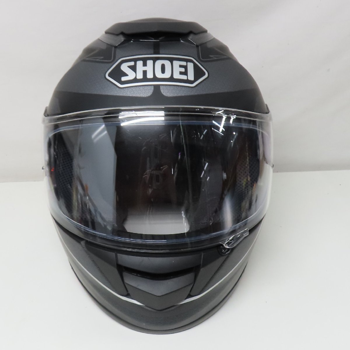 【美品】SHOEI ショウエイ GT-Air SWAYER スウェイヤー フルフェイスヘルメット Mサイズ 人気 バイザー バイク 二輪 ツーリング オートバイ_画像6