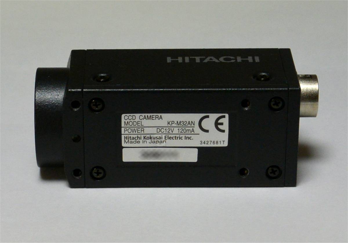 ★ Hitachi/日立　KP-M32AN　CCDカメラ　FA産業用　1/3”　Cマウント　動作品　美品_画像2