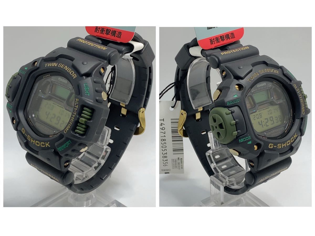 デッドストック CASIO カシオ G-SHOCK DW-6700 稼働品 腕時計 ツインセンサー ケース タグ 説明書付き ビンテージ_画像4