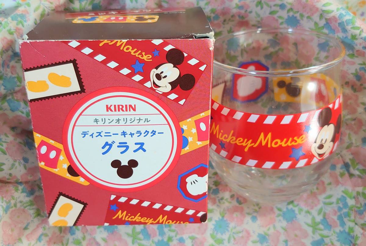 非売品[グラス]Disney/KIRIN　Mickey Mouse　キリンオリジナル　ディズニーキャラクター　グラス　 ミッキーマウス　東洋佐々木ガラス_画像2