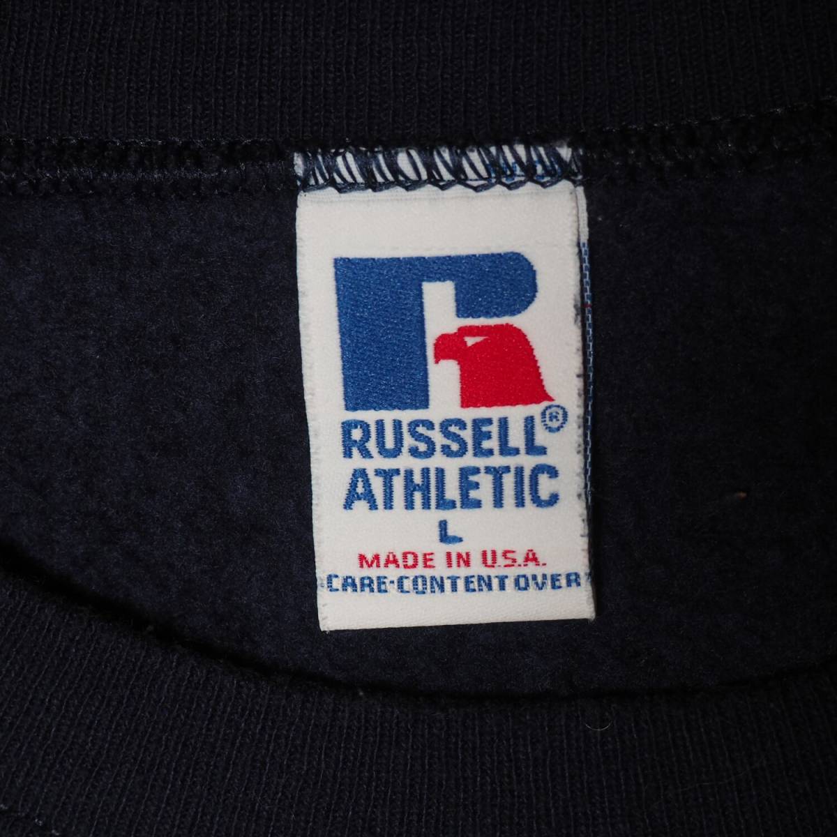 90s RUSSELL ラッセル スウェット カレッジ インディアナ ワッペンロゴ