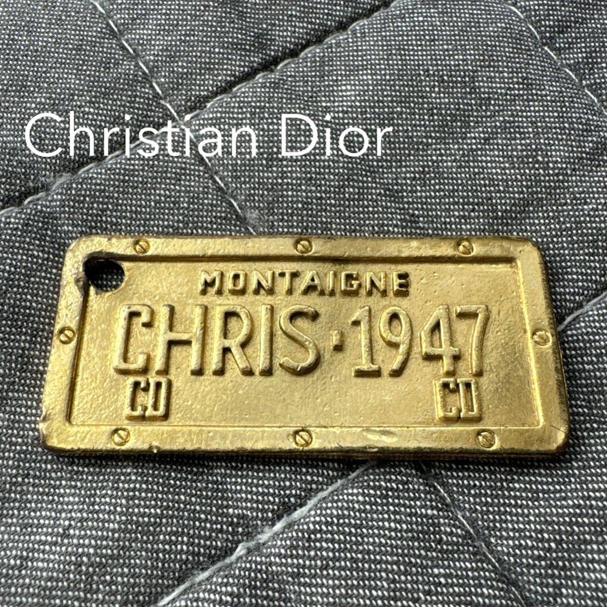 Christian Dior クリスチャンディオール ドッグタグネックレス プレートのみ