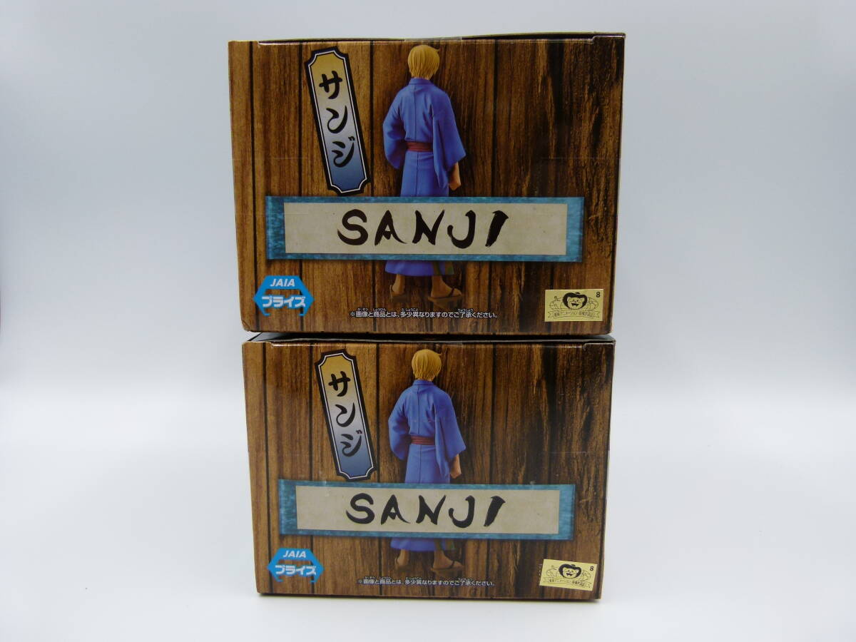 091/A395★未使用★フィギュア★【2点セット】ワンピース DXF -THE GRANDLINE SERIES- ワノ国 SANJI サンジ 浴衣 ver._画像5