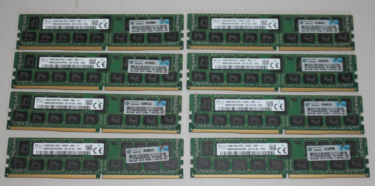 ★SK hynix メモリ★16GB 2Rx4 PC4-2400T-RB1-11 ★16GBx8枚セット 計128GB_画像1