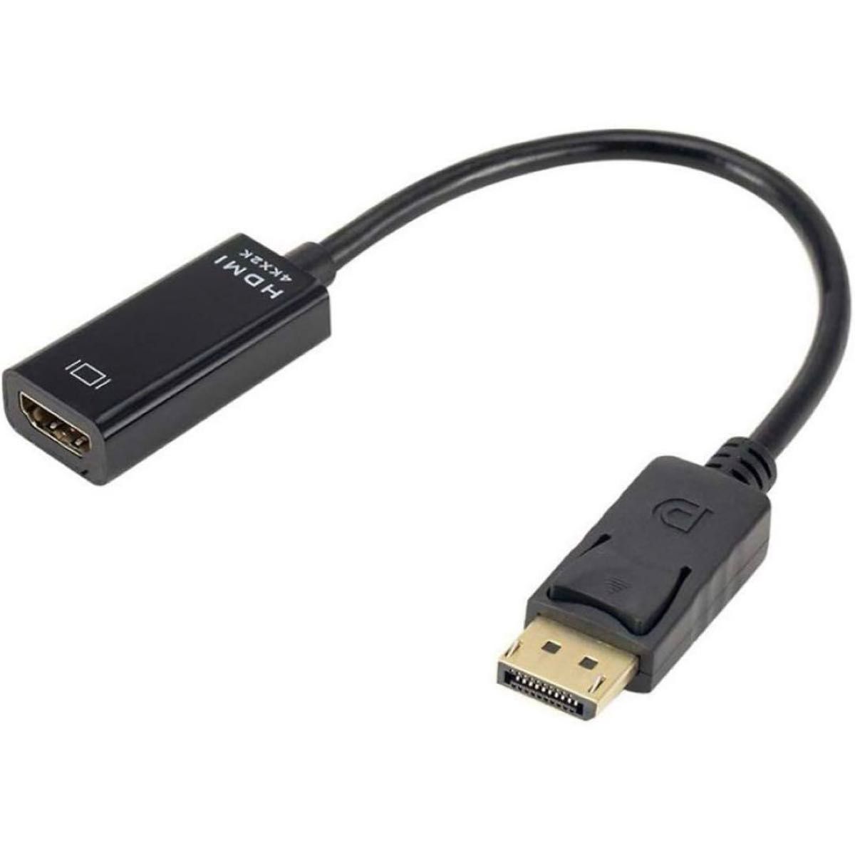 DisplayPort1.4 to HDMI変換アダプタ 4K解像度対応 変換 変換ケーブル DisplayPort
