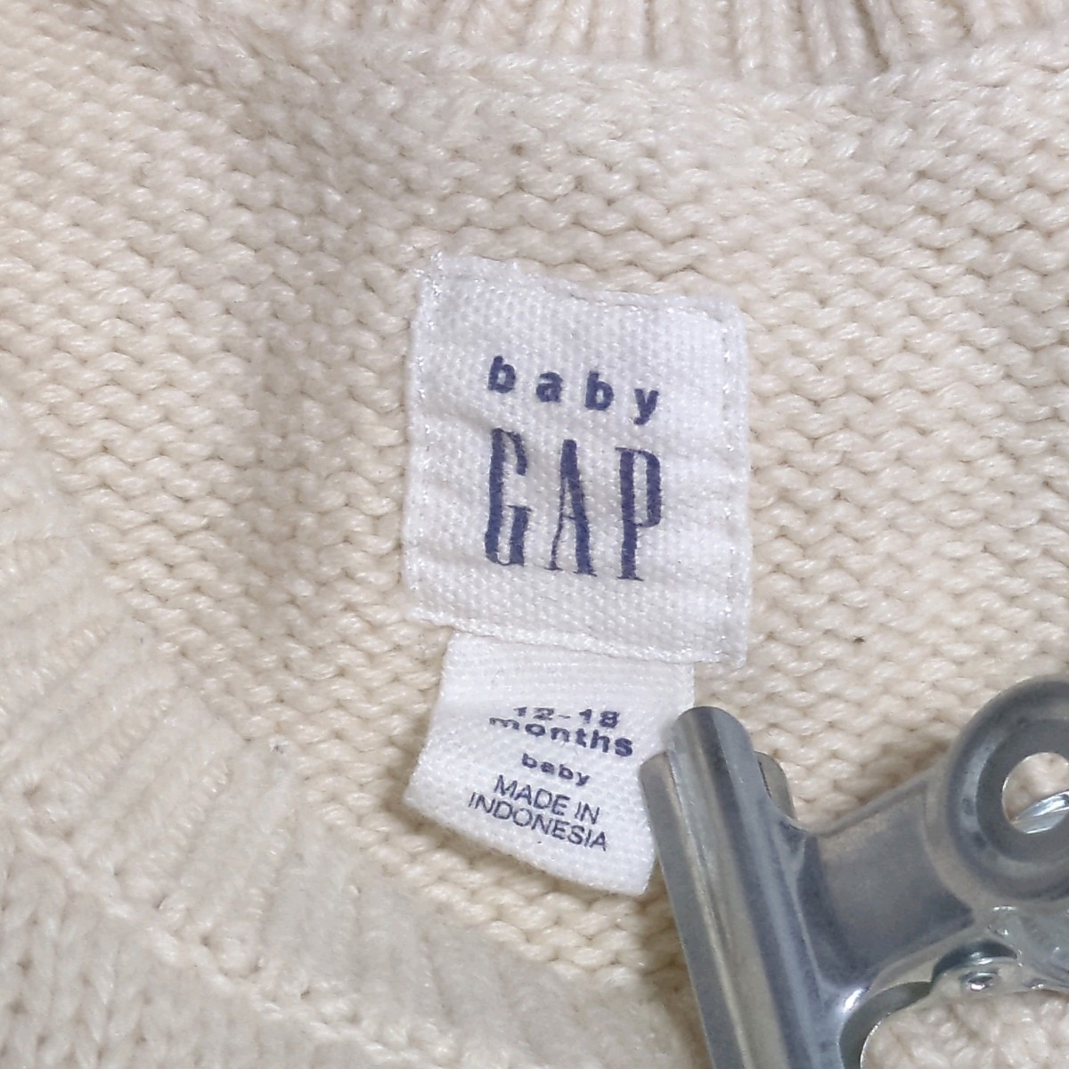 【送料無料】babygap　ベビーギャップ　ニット　トップス　80cm 12-18month　ベビー　子供服_画像7