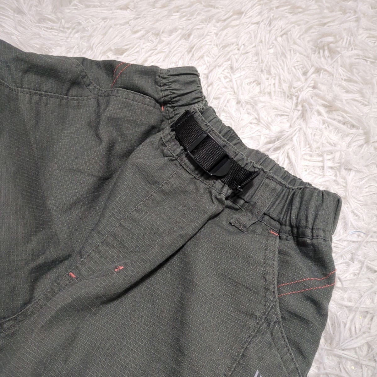 【送料無料】ノーブランド　ロングパンツ　パンツ　130cm　ベルト付き　キッズ　子供服_画像3