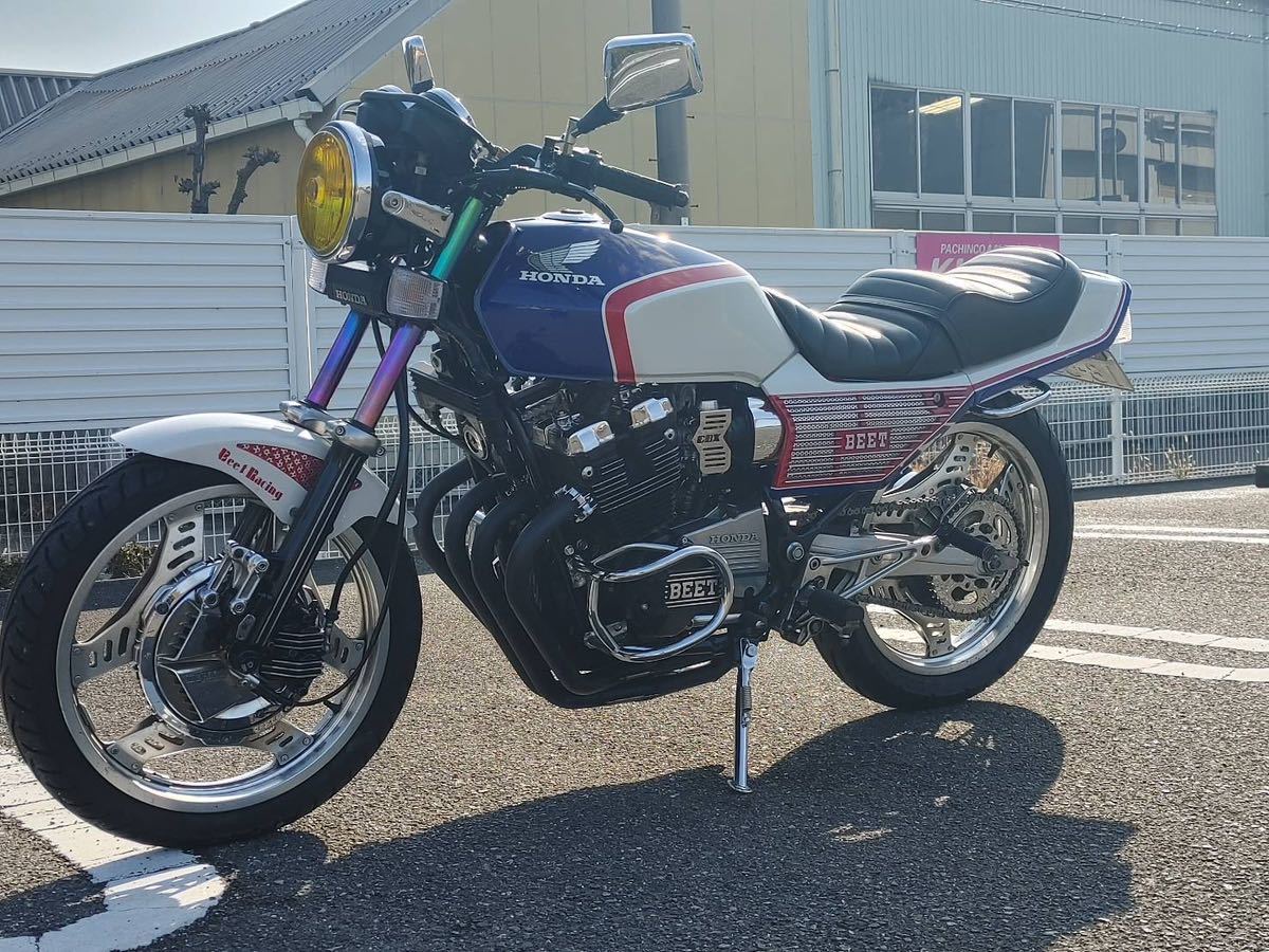 HONDA 国内CBX400F 昭和58年登録 レストア済み エンジンOH済み 極上車 セル１実働 絶好調_画像4