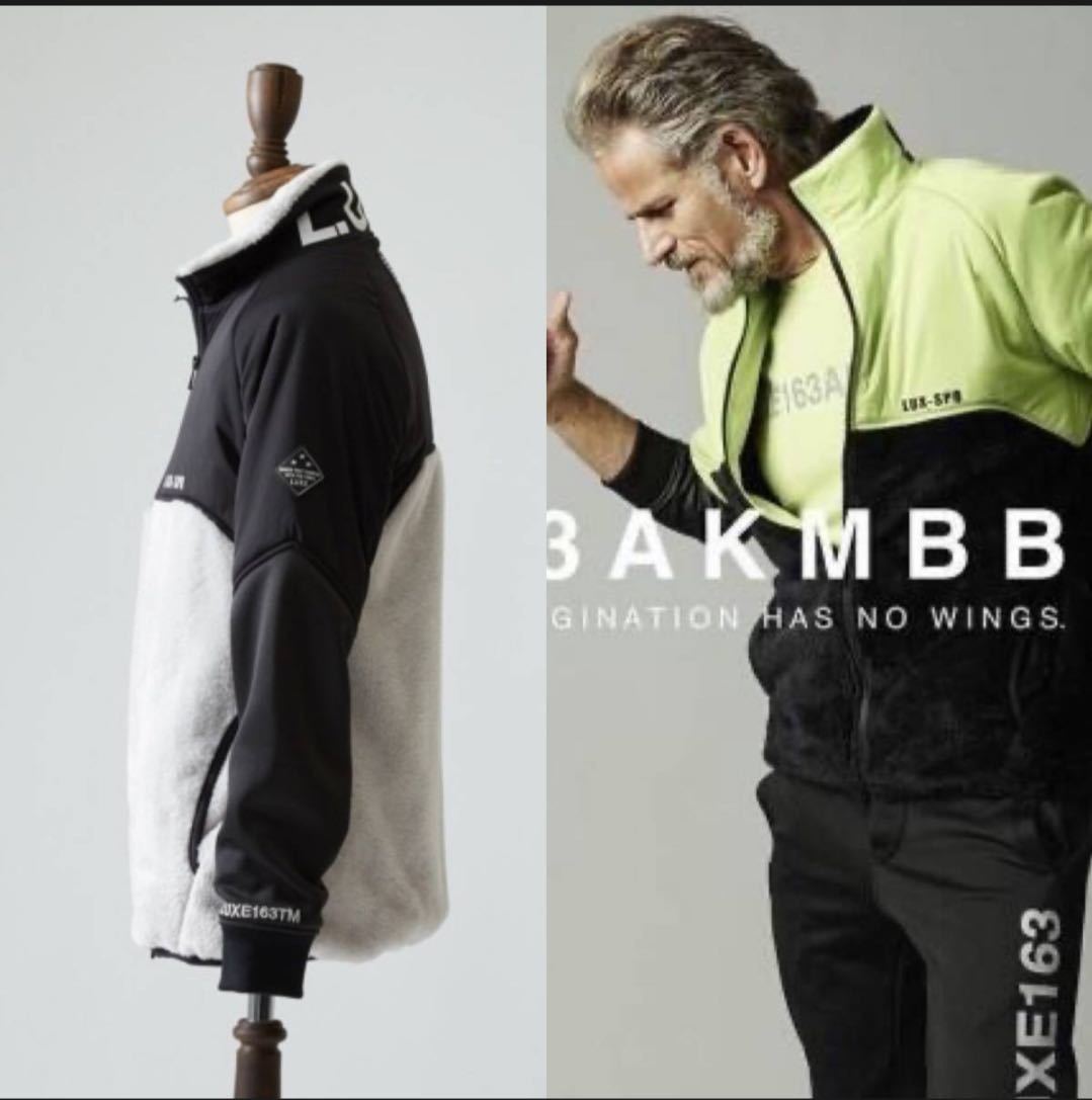 AKM × Brown Bunny LUXE163 ZIP UP STAND JACKET マイクロファーフリース切替スタンドトラック 定価78,000＋TAX_画像9