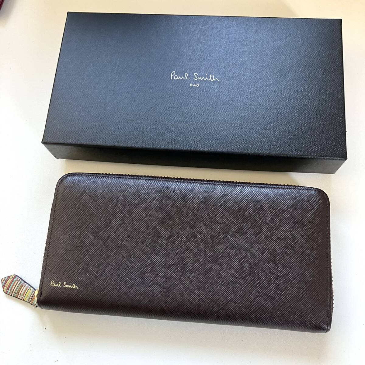 ポールスミス　Paul Smith 長財布　ジップストローグレイン2 送510_画像1