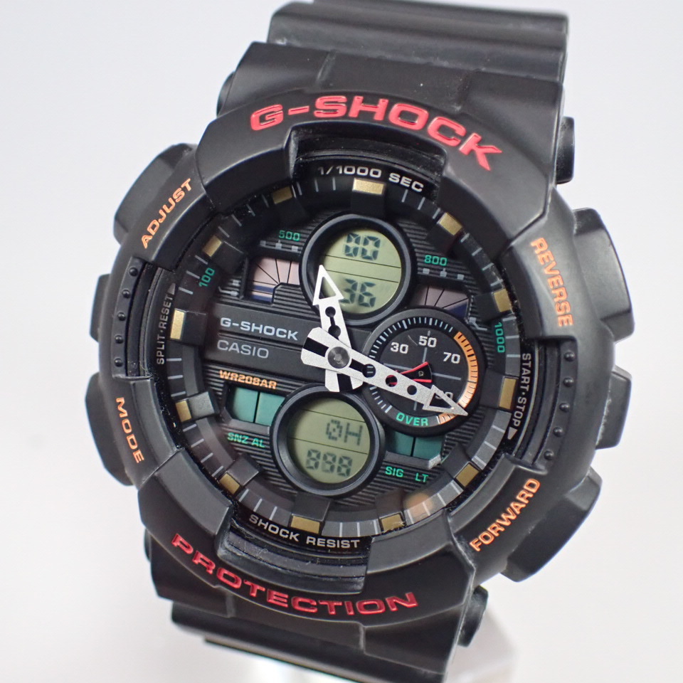 カシオ CASIO Gショック BASIC GA-140-1A4JF ブラック文字盤 腕時計 メンズ_画像1