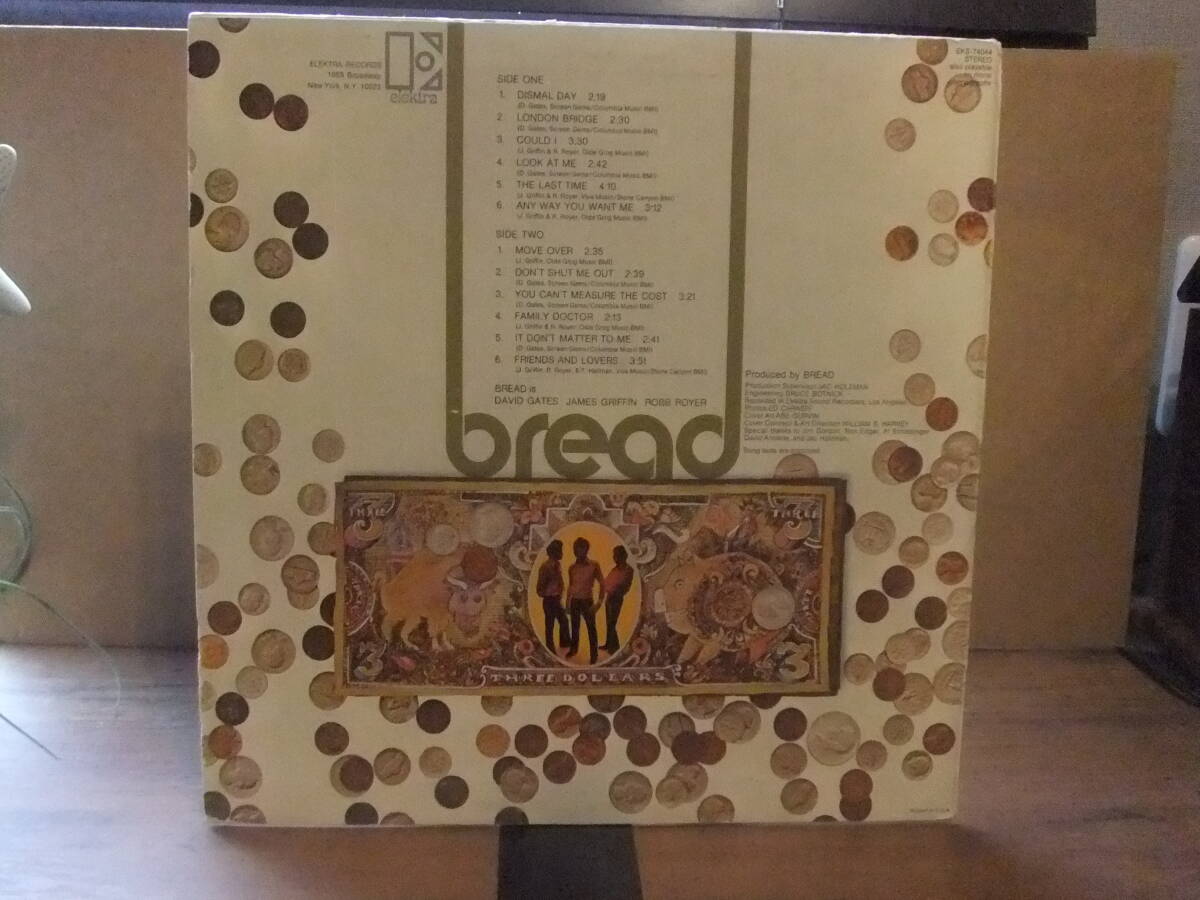 ブレッド[Bread/same title 1st album]米ソフト・ロック、というよりフォーク・ロック/David Gates/バタフライ・ラベル/アメリカ盤_画像2