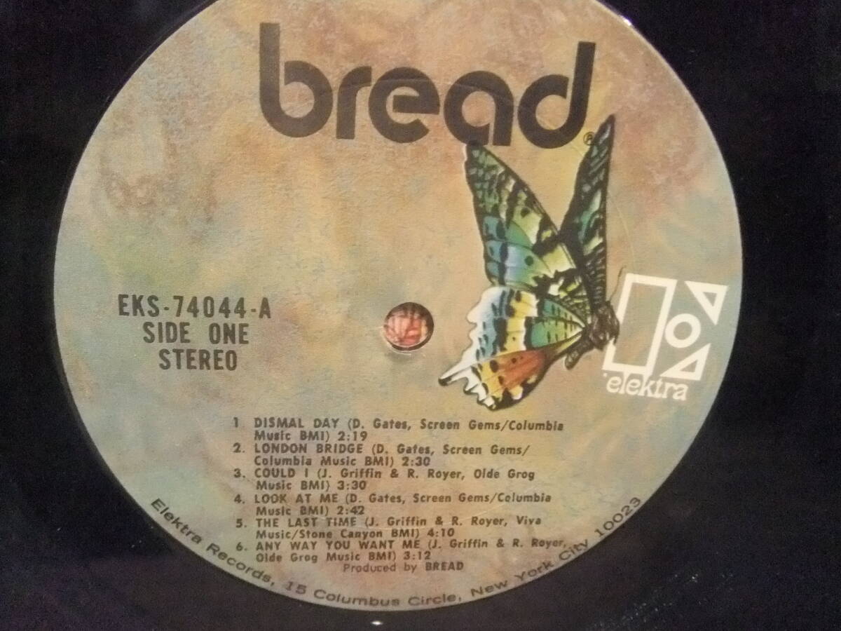 ブレッド[Bread/same title 1st album]米ソフト・ロック、というよりフォーク・ロック/David Gates/バタフライ・ラベル/アメリカ盤_画像5