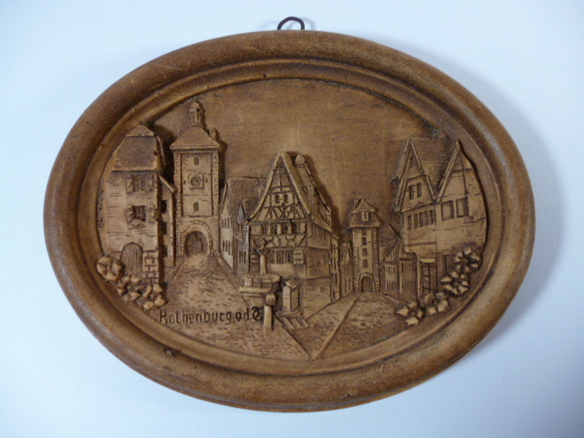 Й ドイツ ローテンブルク 壁掛け 壁飾り Й Germany Rothenburg_画像1