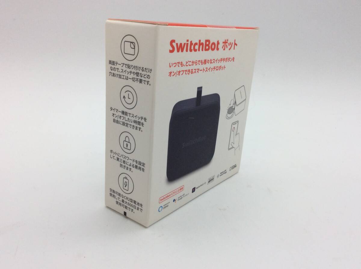 #9421 未使用保管品 switchbot スイッチボット 黒 ブラック 未開封 2akxbs1 ※箱たばこ臭あり_画像2