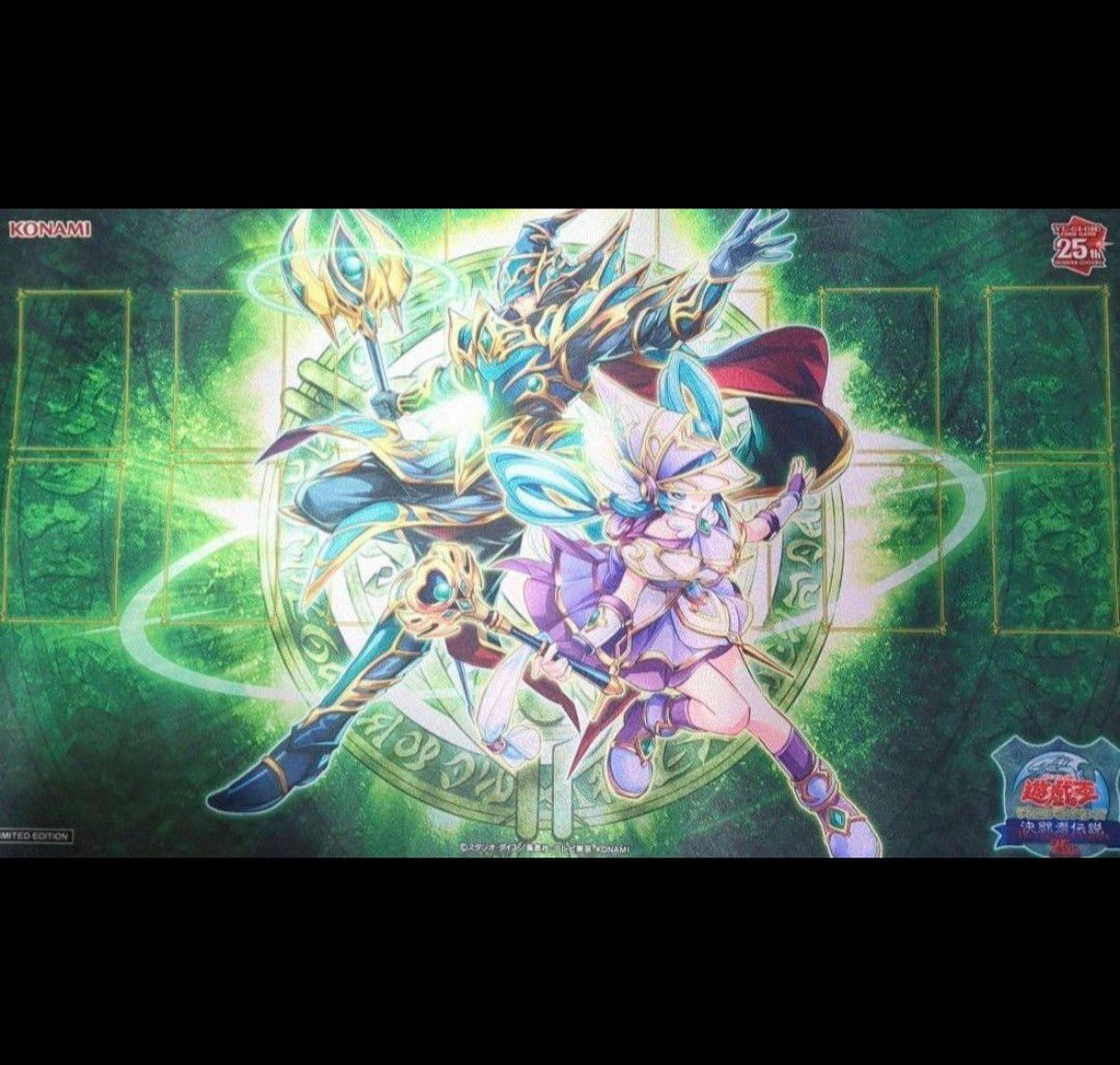 遊戯王OCG 結束と絆の魔導師 プレイマット 特製デュエルフィールド 決闘者伝説