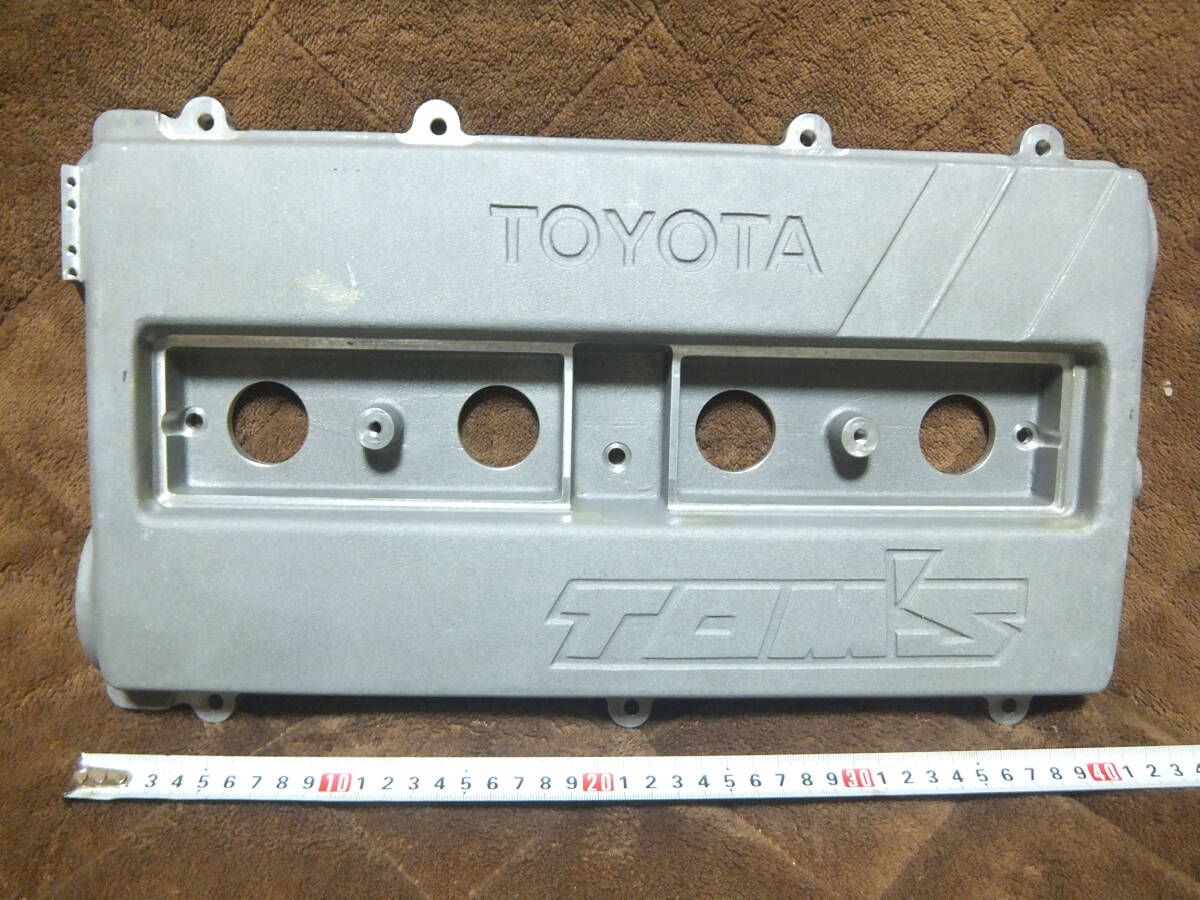 　珍品！　TOYOTA トヨタ TOM’S トムス　ヘッドカバー3SG 3S-G ？カムカバー　タペットカバー　スープラ レースエンジン用？3S-GE 3S-GTE _画像1