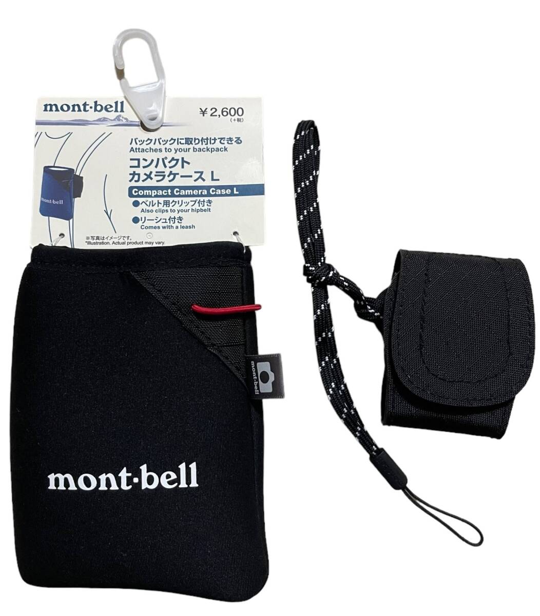 新品 モンベル mont-bell コンパクト カメラケース L ブラック_画像1