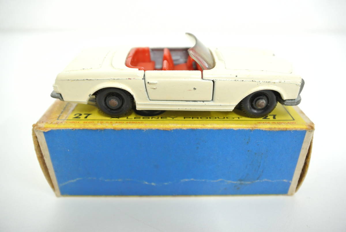 玩具祭 マッチボックス ミニカー 27 メルセデスベンツ 230SL 箱付 MATCHBOX SERIES MERCEDES BENZ_画像5