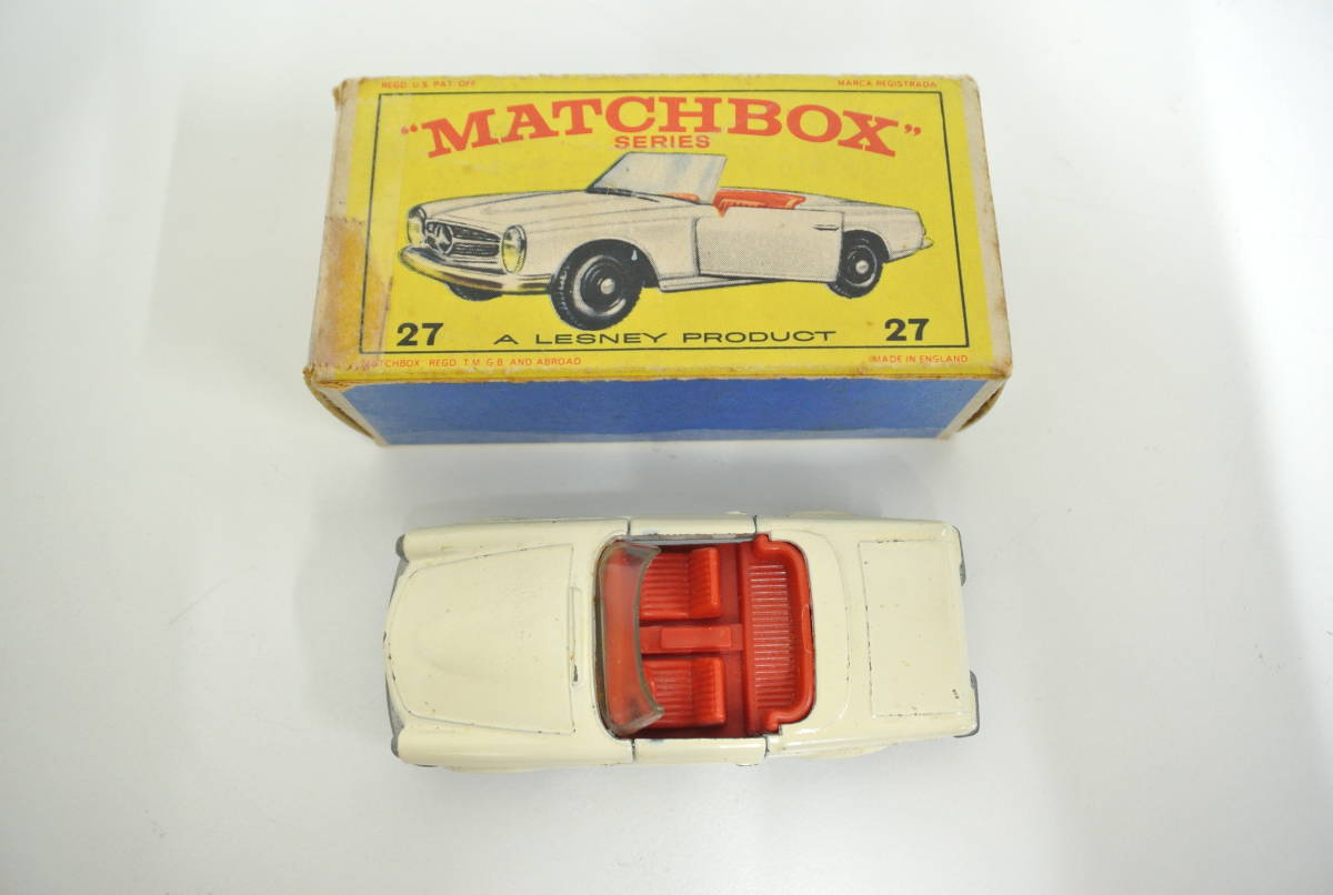 玩具祭 マッチボックス ミニカー 27 メルセデスベンツ 230SL 箱付 MATCHBOX SERIES MERCEDES BENZ_画像6