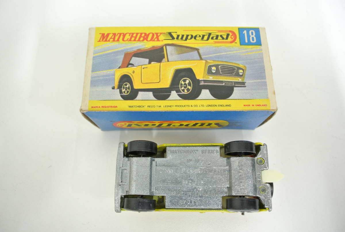 玩具祭 マッチボックス ミニカー スーパーファスト NEW 18 フィールドカー 箱付 MATCHBOX Superfast FIELD CAR_画像8