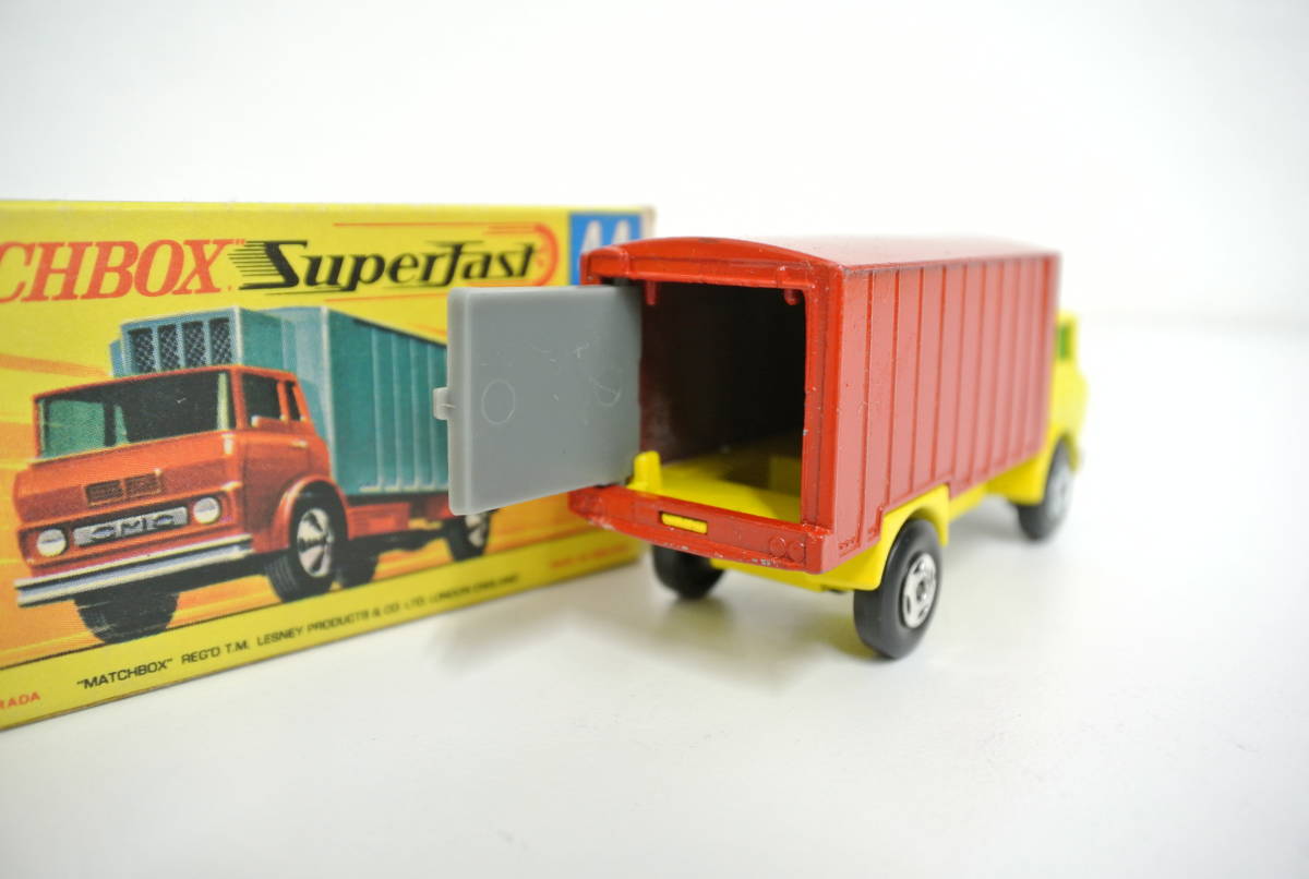 玩具祭 マッチボックス ミニカー スーパーファスト NEW 44 冷蔵トラック 箱付 MATCHBOX Superfast REFRIGERATOR TRUCK_画像9