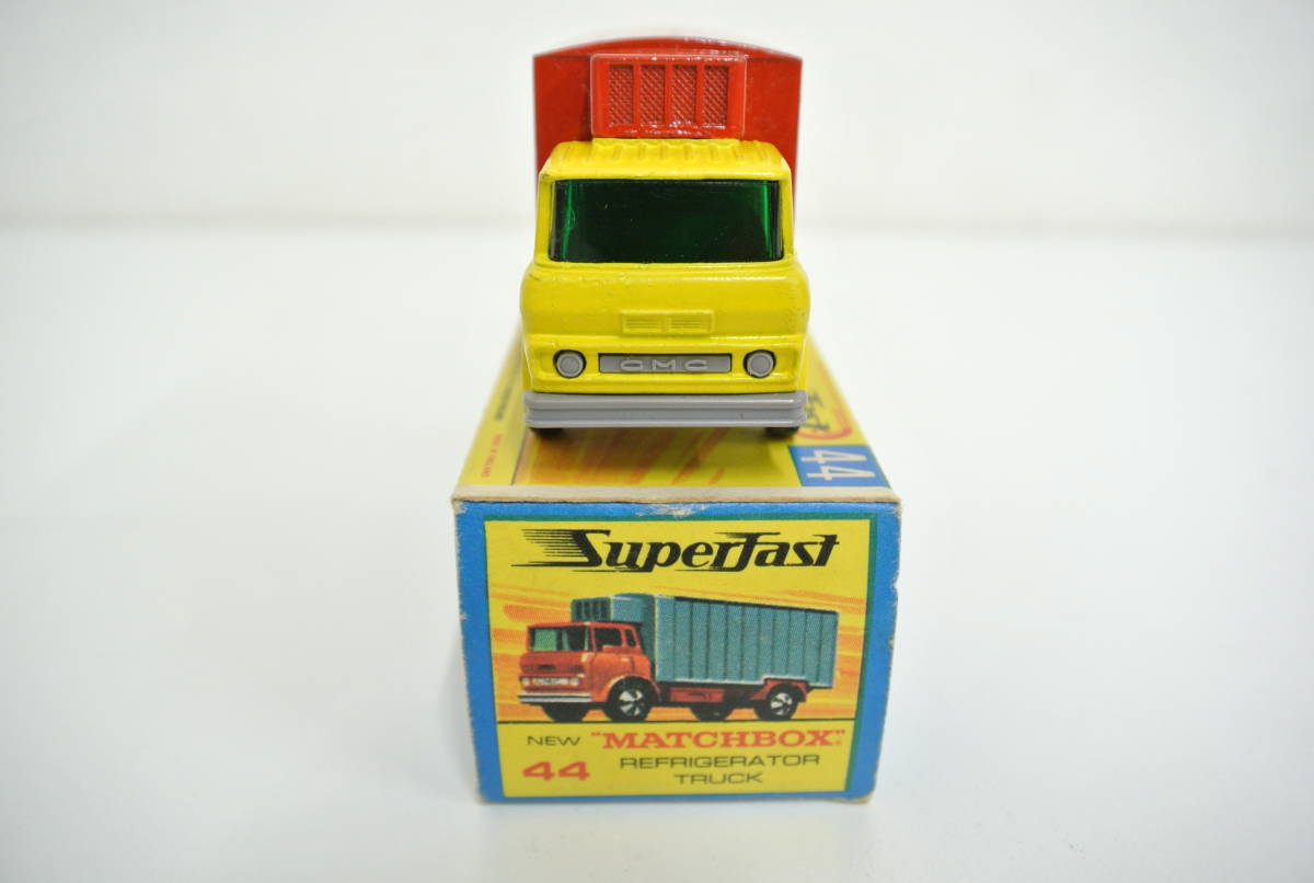 玩具祭 マッチボックス ミニカー スーパーファスト NEW 44 冷蔵トラック 箱付 MATCHBOX Superfast REFRIGERATOR TRUCK_画像2