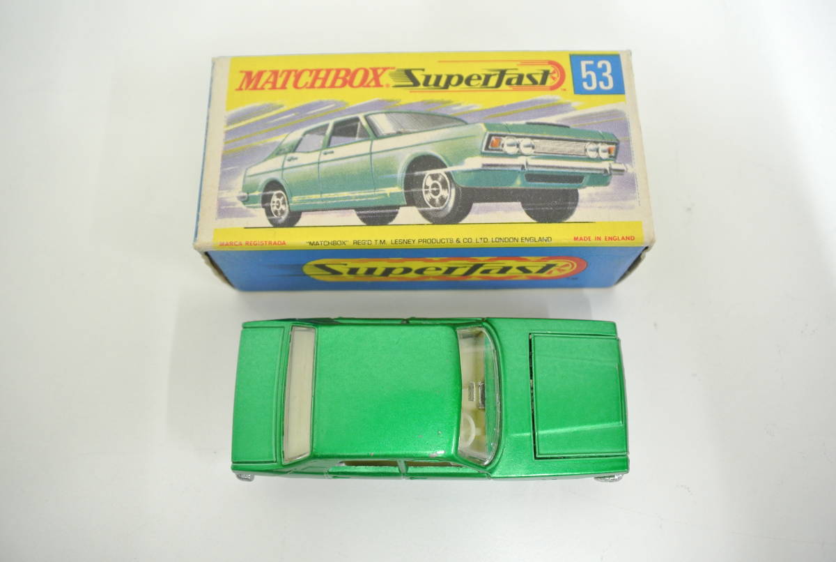 玩具祭 マッチボックス ミニカー スーパーファスト NEW 53 フォード ゾディアック MK Ⅳ 箱付 MATCHBOX Superfast FORD ZODIAK_画像6