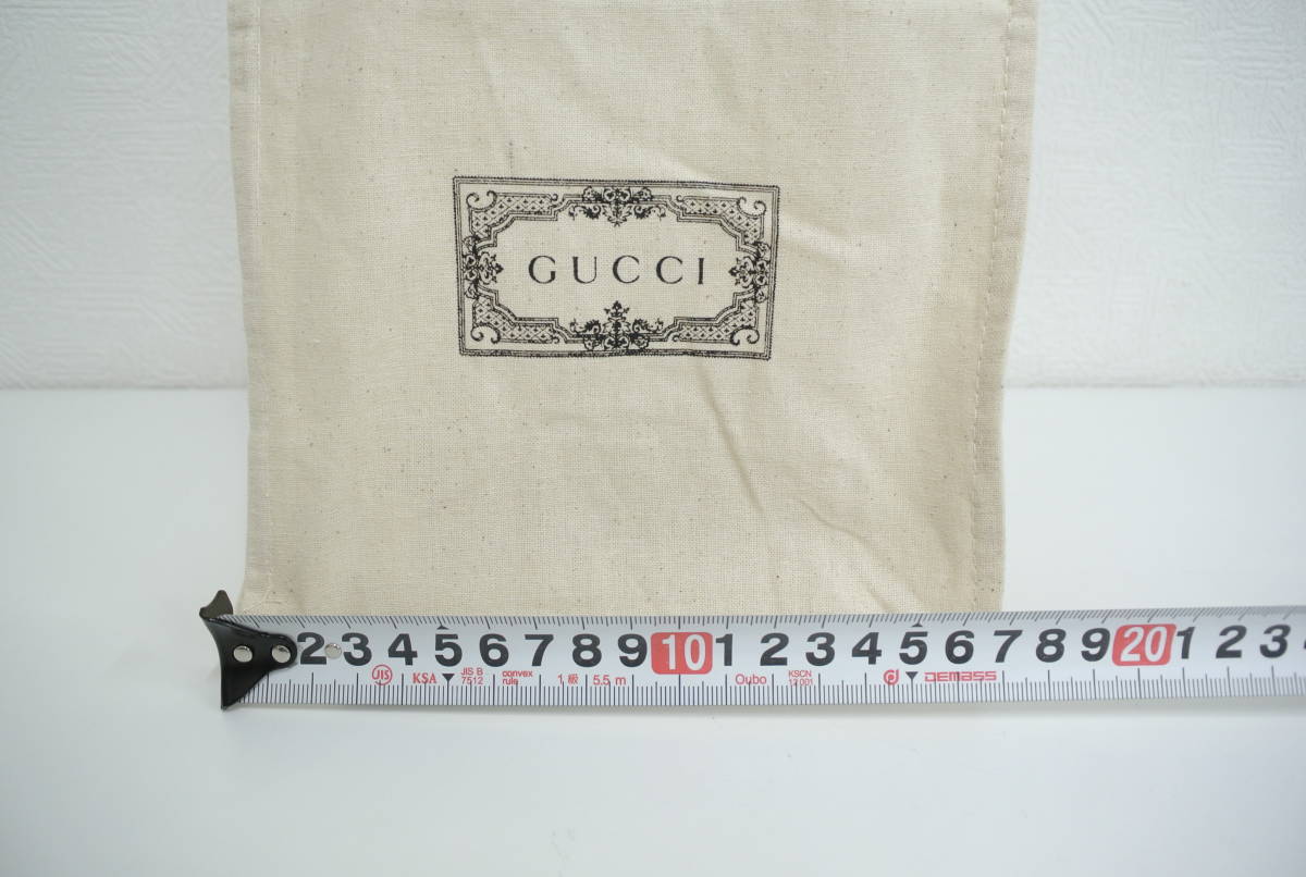 ブランド祭 グッチ ノベルティ ミニ トートバッグ GUCCI ロゴ入り エコバッグ ハンドバッグ カバン バッグインバッグにも_画像9