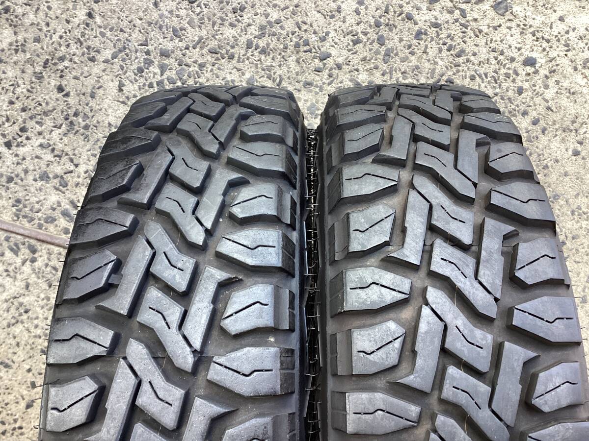 M6971 軽トラック 軽バンに！ 未使用 AVENTURA 12インチアルミ＆145/80R12 80/78N LT 中古 オープンカントリー R/T 夏タイヤ4本の画像5