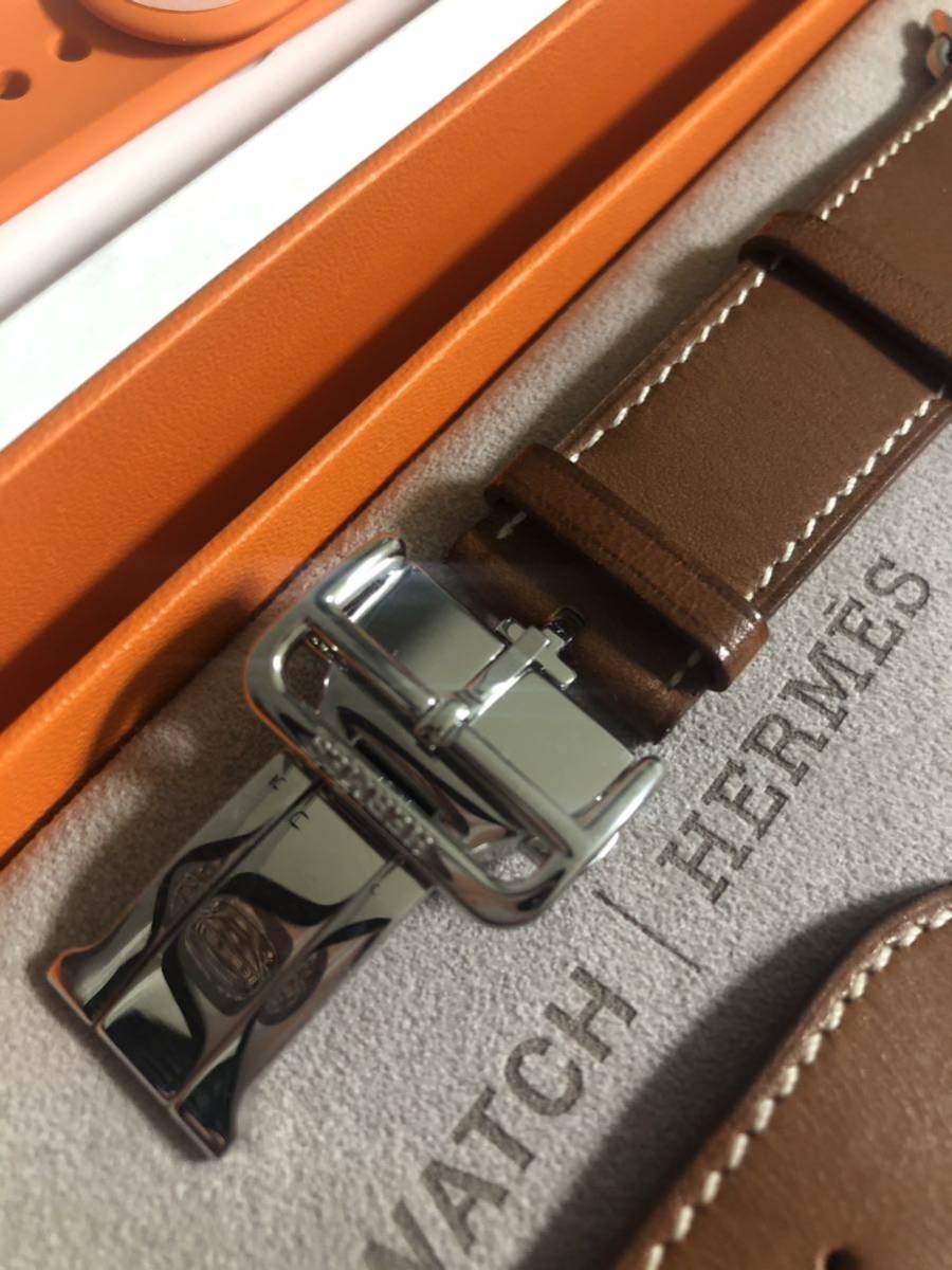  б/у прекрасный товар Apple Watch series7 HERMES 45mm Apple часы Hermes GPS+Cellular серебряный нержавеющая сталь серии 7 MKMV3J/A принадлежности есть 