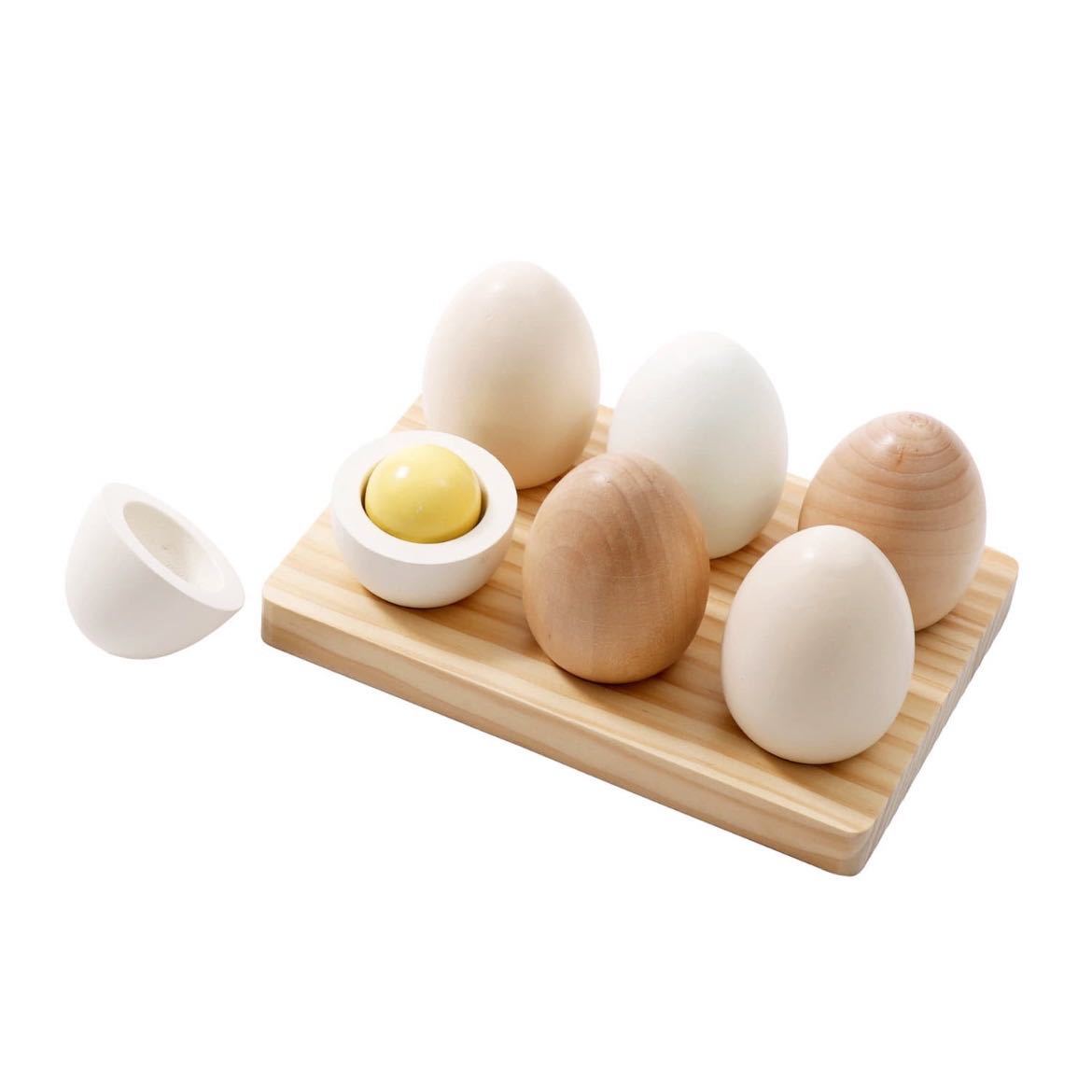 3COINSs Lee coin z toy Tama . wooden egg refrigerator interior toy loading tree intellectual training toy baby Kids Korea natural tree 