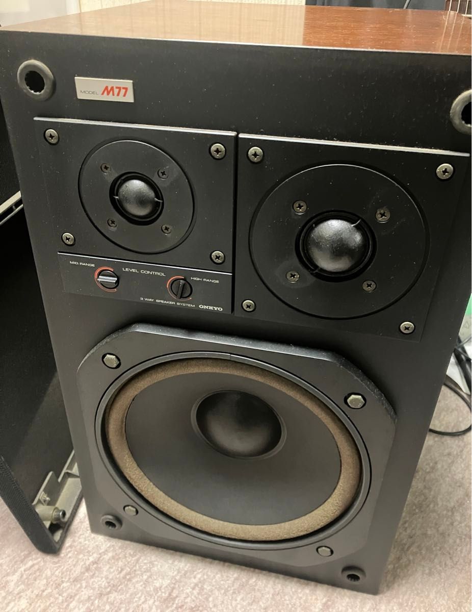 ONKYO オンキョー スピーカーM77 3ウェイ最大80W 送料込|Yahoo ONKYO オンキョー スピーカーM77 3ウェイ最大80W 送料込|Yahoo