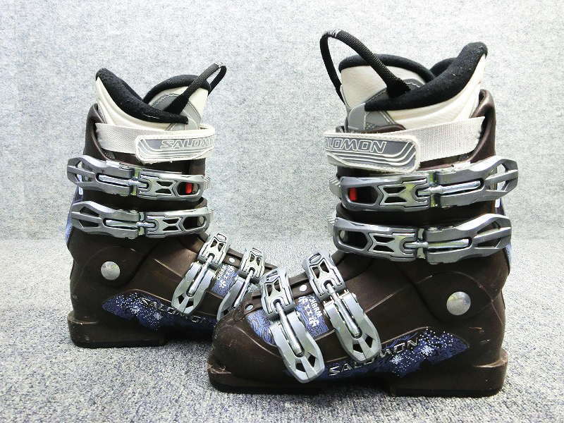 1594Y★SALOMON CHARM 23cm/275mm★中古/サロモン/スキーブーツ/レディースモデル/送料込み_サロモン/中古/23cm