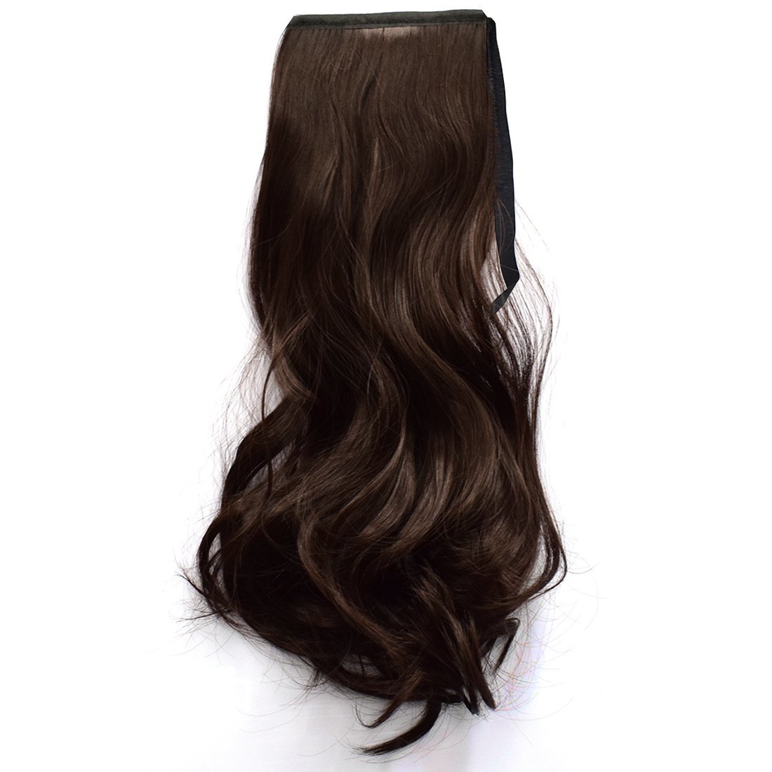  ponytail wig wig ponytail woman long ponytail wig car Lee hair 35cm Brown 