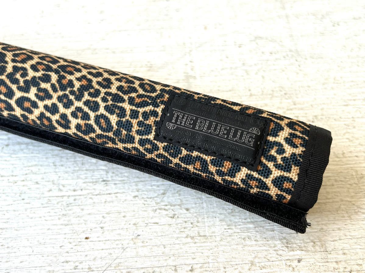 ＢＬＵＥ ＬＵＧ フレームパッド Mサイズ leopard レオパード 美品_画像1