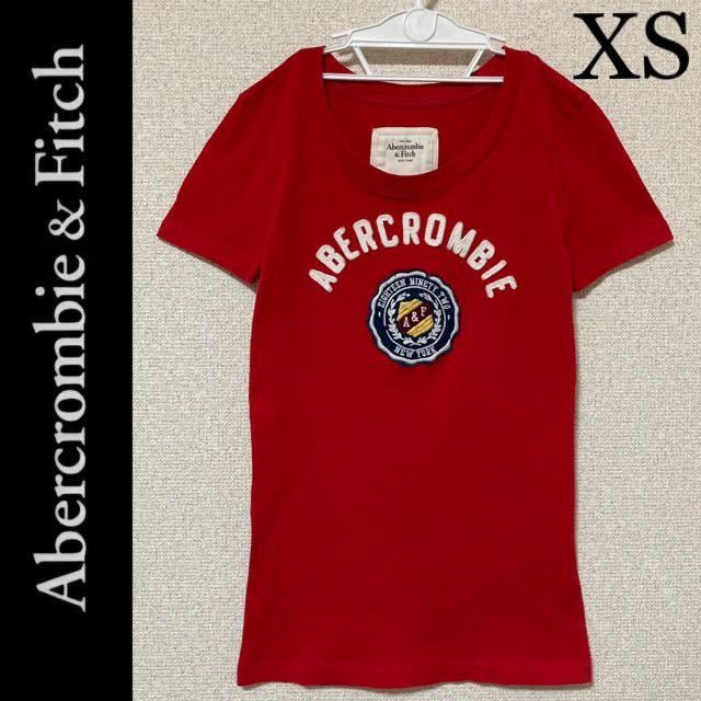 １回着新品同様 Abercrombie&Fitch 半袖Ｔシャツ XS 赤 レッド