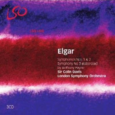 デイヴィス エルガー 交響曲1番2番3番 輸入盤中古の画像1