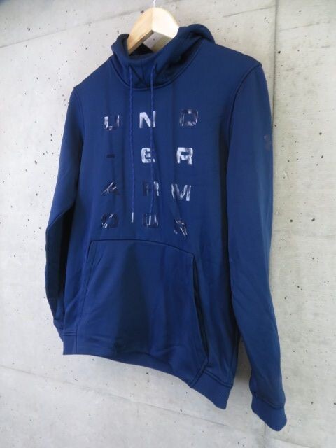 032c8◆美品◆吸汗速乾◆UNDER ARMOUR アンダーアーマー 裏地フリース スエットジャージパーカー MD/トレーナー/ジャケット/ポロシャツ_画像4