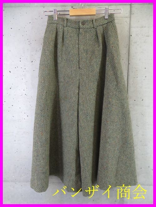 0120b19* Vintage *Ralph Lauren Ralph Lauren tweed wool wide pants 9/ bottoms / skirt / jacket / blaser / suit / old clothes 